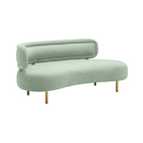 TOV Tischa Mint Green Velvet Sofa