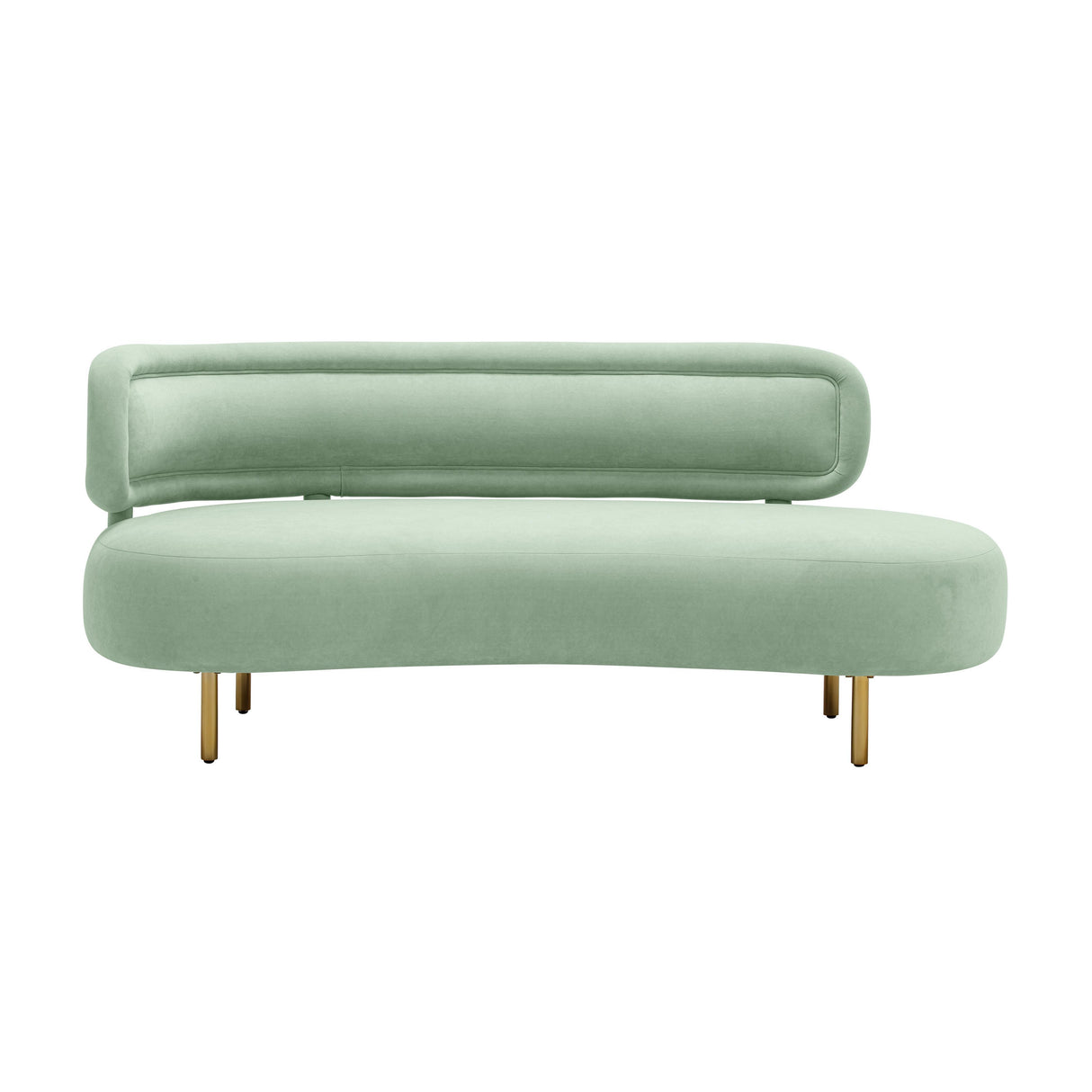 TOV Tischa Mint Green Velvet Sofa