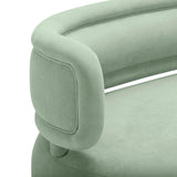 TOV Tischa Mint Green Velvet Sofa
