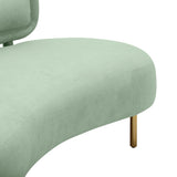 TOV Tischa Mint Green Velvet Sofa