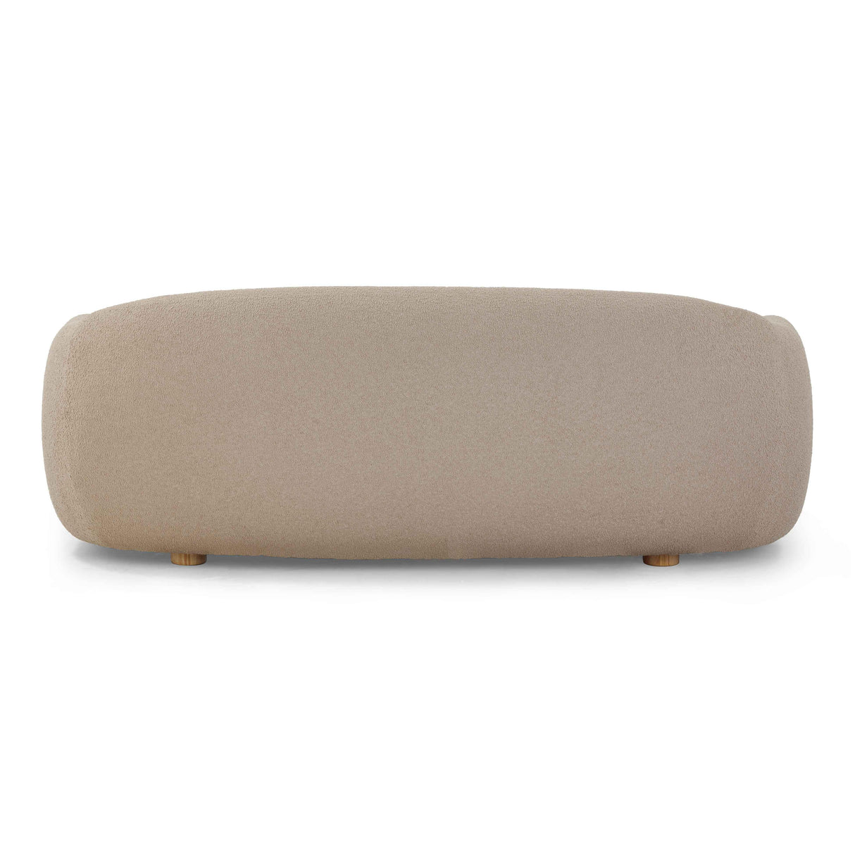 TOV Judy Light Brown Boucle Sofa