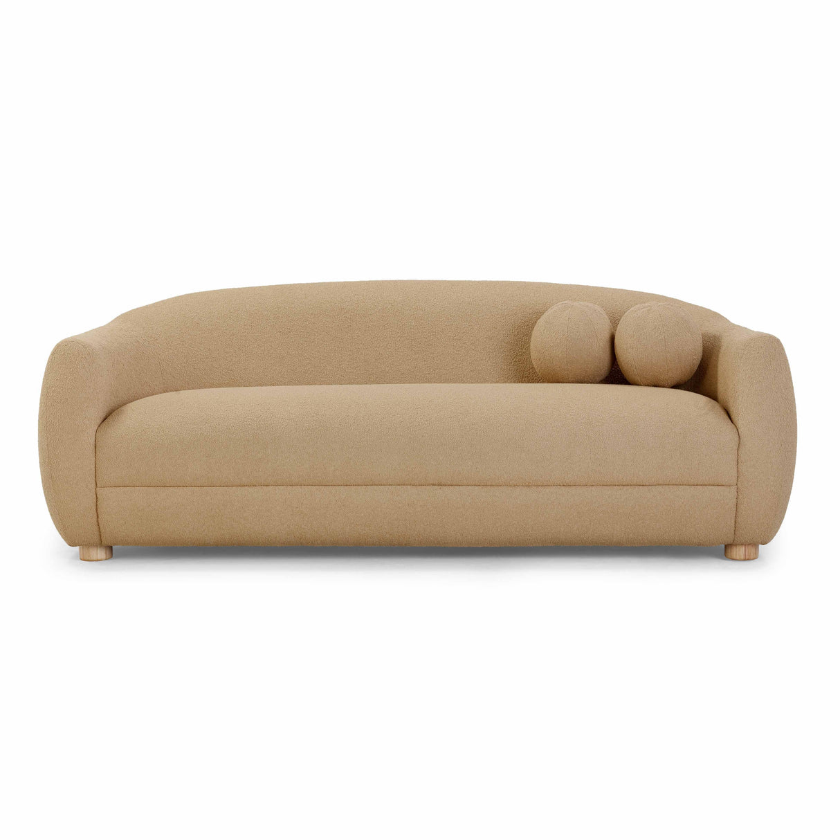TOV Judy Honey Boucle Sofa
