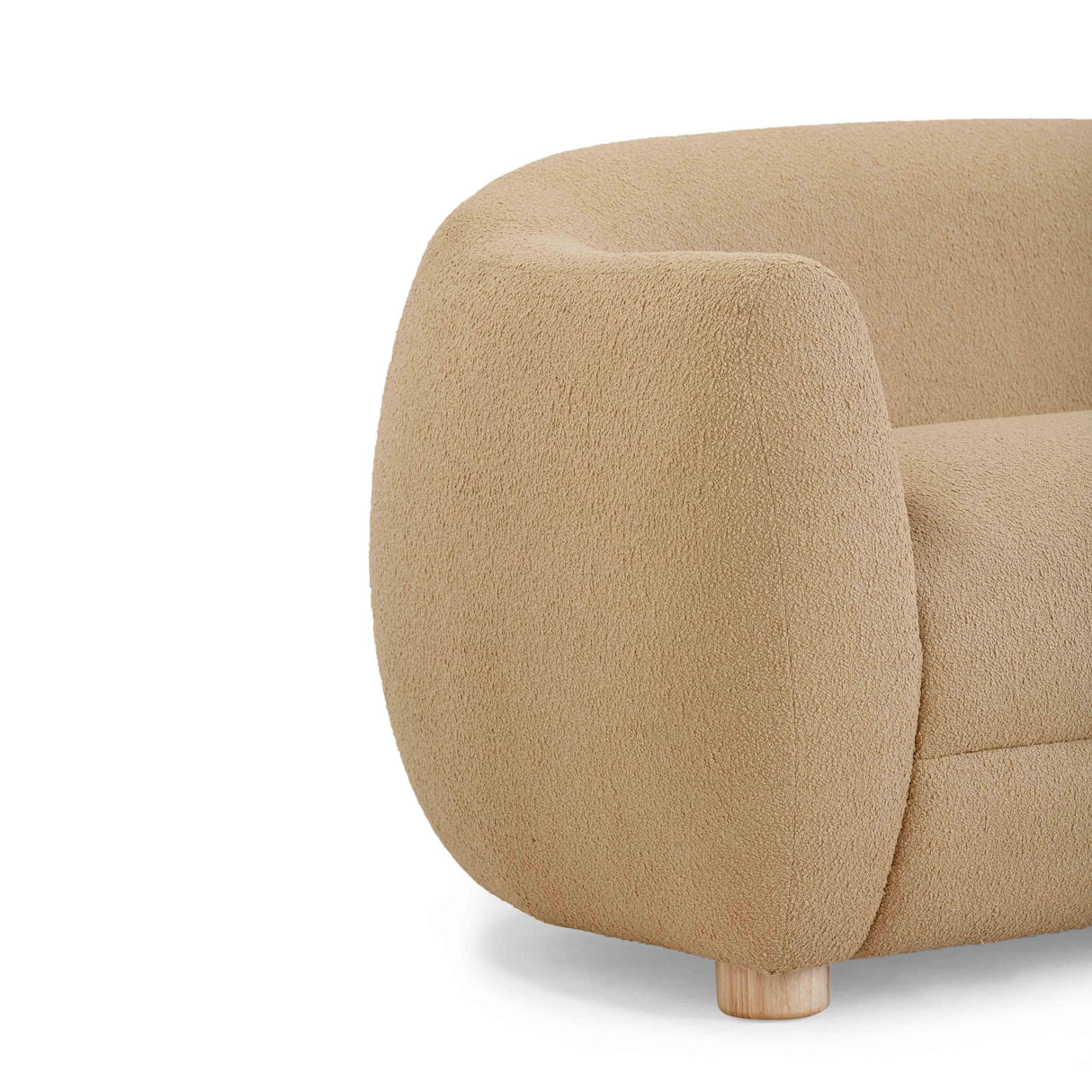 TOV Judy Honey Boucle Sofa
