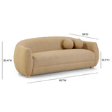 TOV Judy Honey Boucle Sofa
