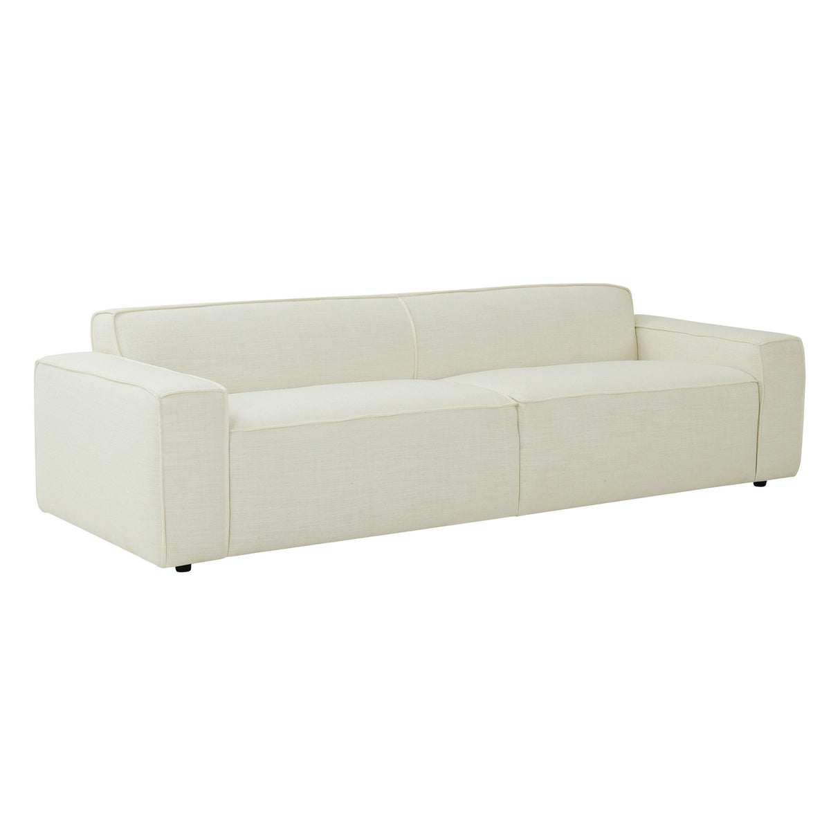TOV Olafur Cream Linen Sofa