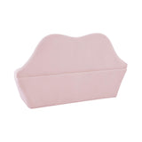 TOV Lips Blush Velvet Settee