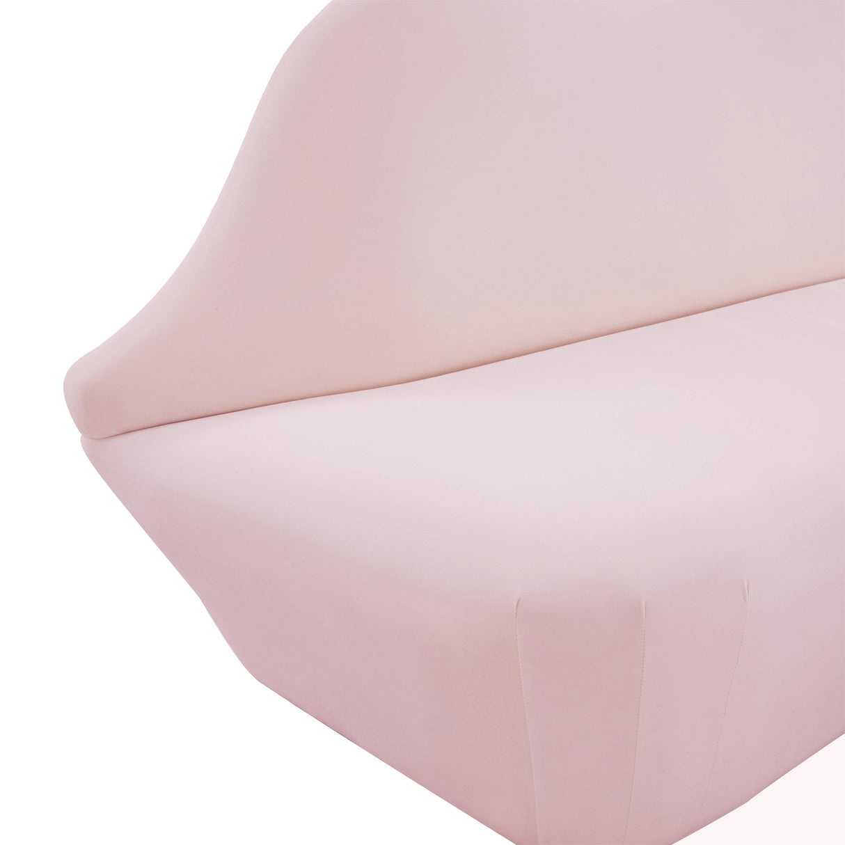 TOV Lips Blush Velvet Settee