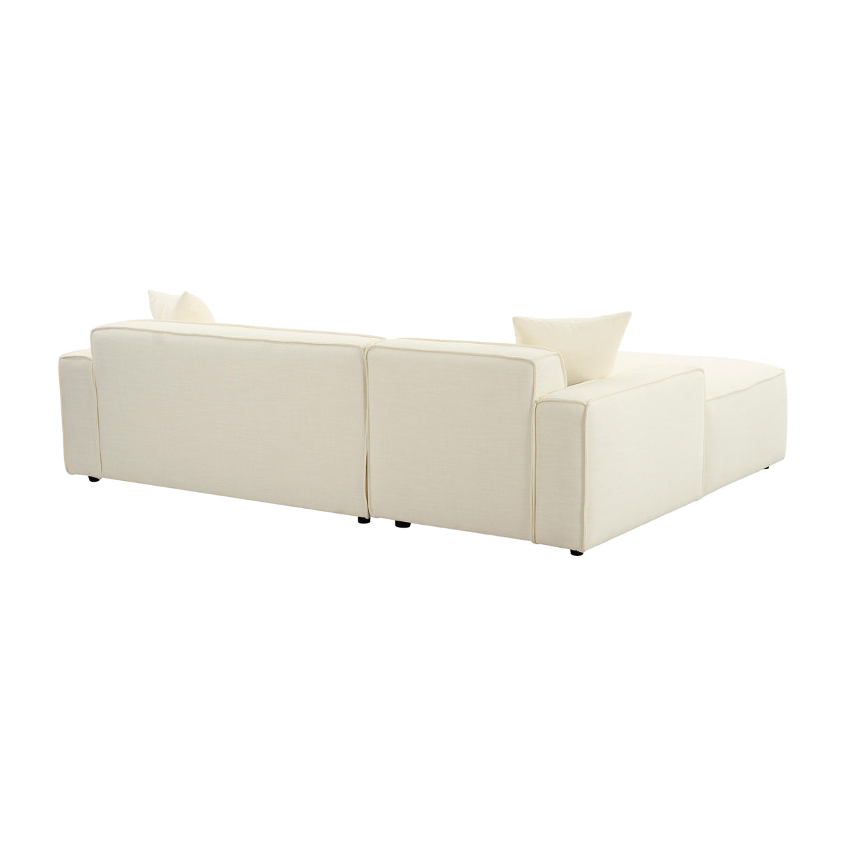 TOV Olafur Cream Linen Sectional - LAF