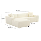 TOV Olafur Cream Linen Sectional - LAF