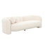 TOV Amelie Cream Faux Fur Sofa