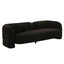 TOV Amelie Black Faux Fur Sofa