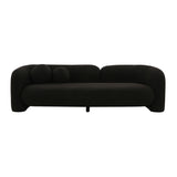 TOV Amelie Black Faux Fur Sofa