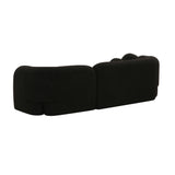 TOV Amelie Black Faux Fur Sofa