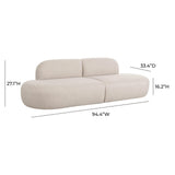 TOV Broohah Beige Linen Sofa