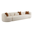 TOV Fickle Cream Boucle 3-Piece Modular Sofa