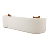 TOV Fickle Cream Boucle 2-Piece Modular LAF Sofa