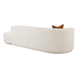 TOV Fickle Cream Boucle 2-Piece Chaise Modular LAF Sofa
