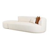 TOV Fickle Cream Boucle 2-Piece Chaise Modular RAF Sofa