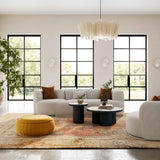 TOV Fickle Grey Velvet Modular RAF Loveseat