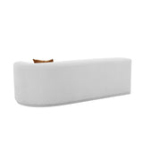 TOV Fickle Grey Velvet Modular RAF Loveseat