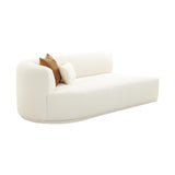 TOV Fickle Cream Boucle Modular LAF Loveseat