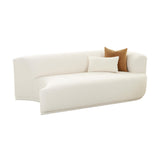 TOV Fickle Cream Boucle Modular RAF Loveseat