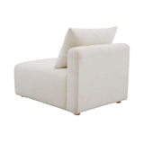 TOV Hangover Cream Boucle Modular Armless Chair