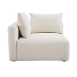 TOV Hangover Cream Boucle Modular Corner Chair