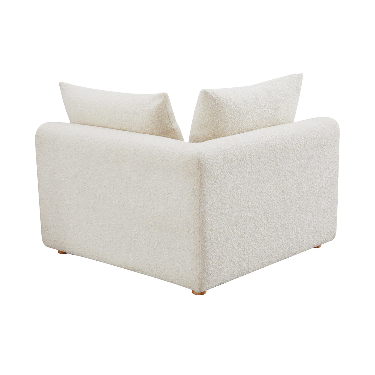 TOV Hangover Cream Boucle Modular Corner Chair