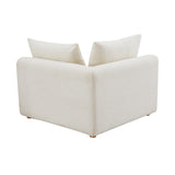 TOV Hangover Cream Boucle Modular Corner Chair