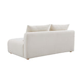 TOV Hangover Cream Boucle Modular Loveseat