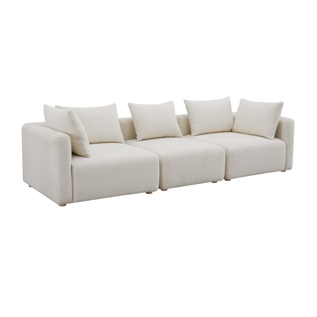 TOV Hangover Cream Boucle Sofa