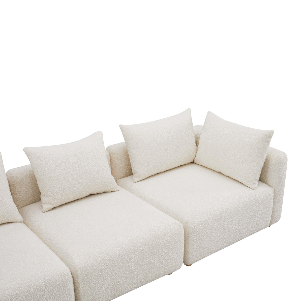 TOV Hangover Cream Boucle Sofa