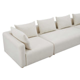TOV Hangover Cream Boucle 145" Long Sofa