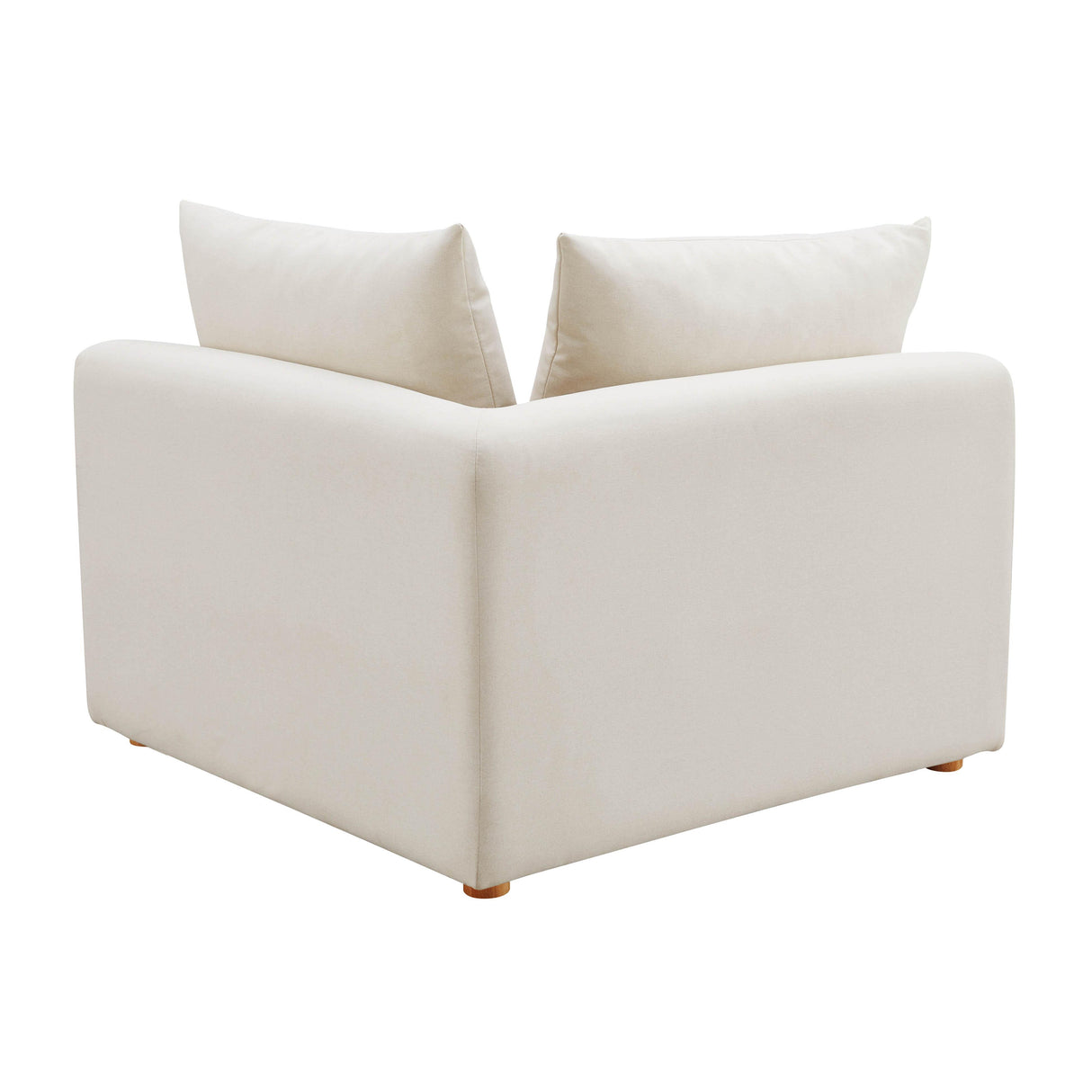 TOV Hangover Cream Performance Linen Modular Corner Chair