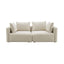 TOV Hangover Cream Performance Linen Loveseat