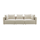 TOV Hangover Cream Performance Linen Sofa
