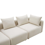 TOV Hangover Cream Performance Linen Sofa