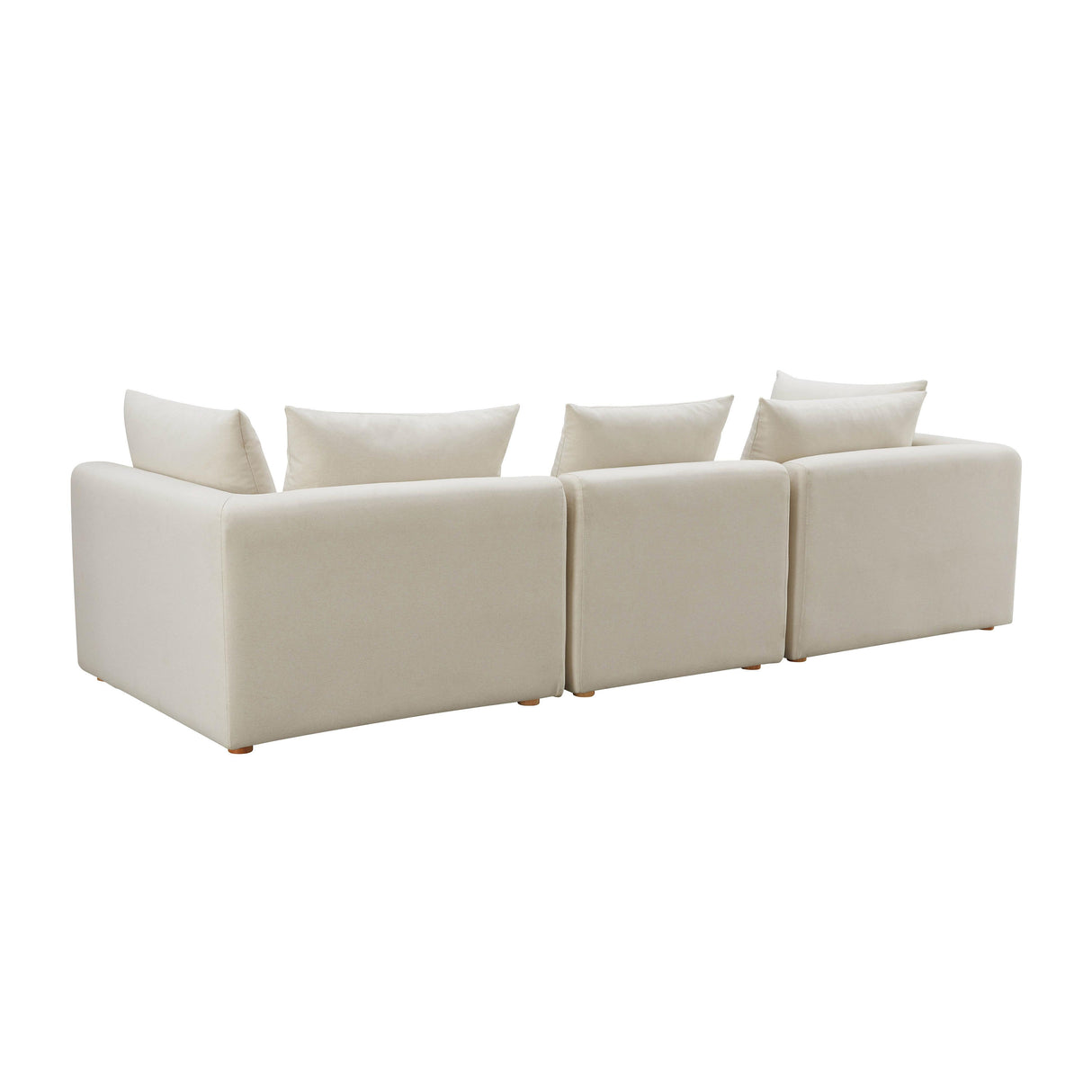 TOV Hangover Cream Performance Linen Sofa