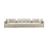 TOV Hangover Cream Performance Linen 145" Long Sofa