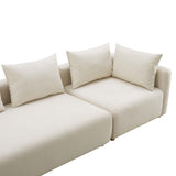 TOV Hangover Cream Performance Linen 145" Long Sofa