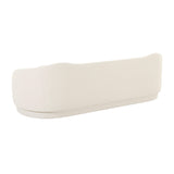 TOV Circe Cream Textured Velvet Sofa