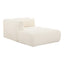 TOV Tarra Fluffy Oversized Cream Corduroy Modular LAF Chaise