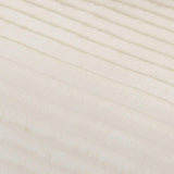 TOV Tarra Fluffy Oversized Cream Corduroy Modular Armless Chair