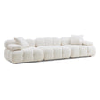 TOV Calliope Cream Vegan Shearling Modular Sofa