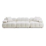 TOV Calliope Cream Vegan Shearling Modular Sofa