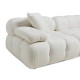 TOV Calliope Cream Vegan Shearling Modular Sofa
