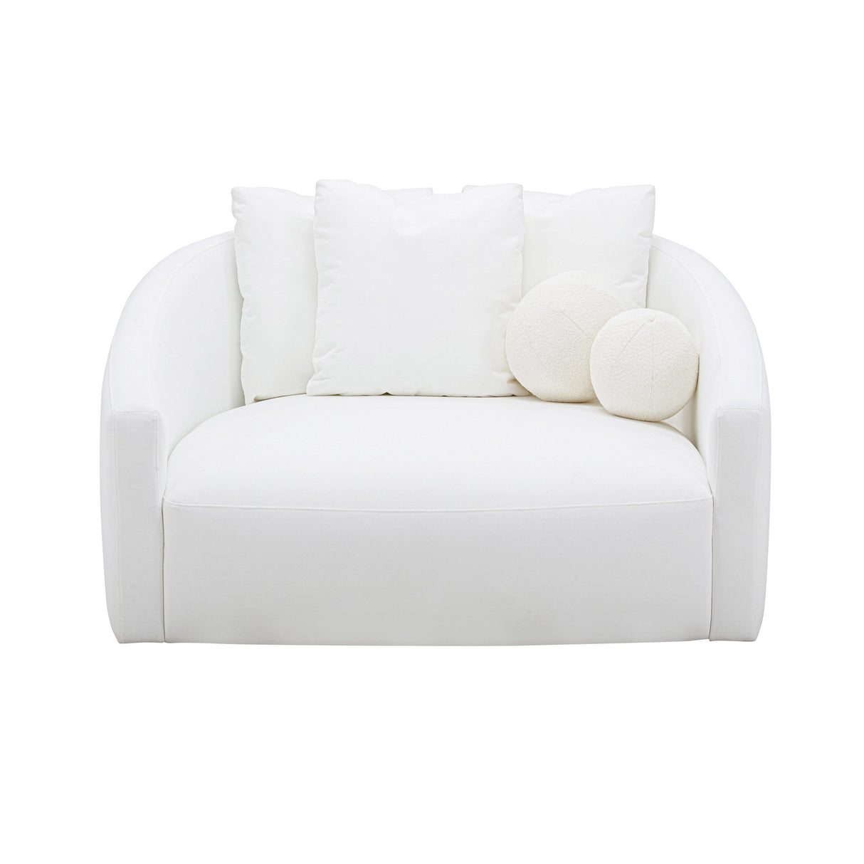 TOV Hanim Cream Performance Fabric Daybed