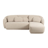TOV Misty Cream Boucle Sectional - RAF