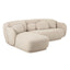 TOV Misty Cream Boucle Sectional - LAF